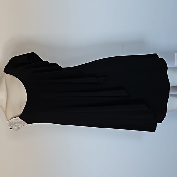 dressbarn Dresses & Skirts - Dressbarn black sleeveless one shoulder stretchy dress-8